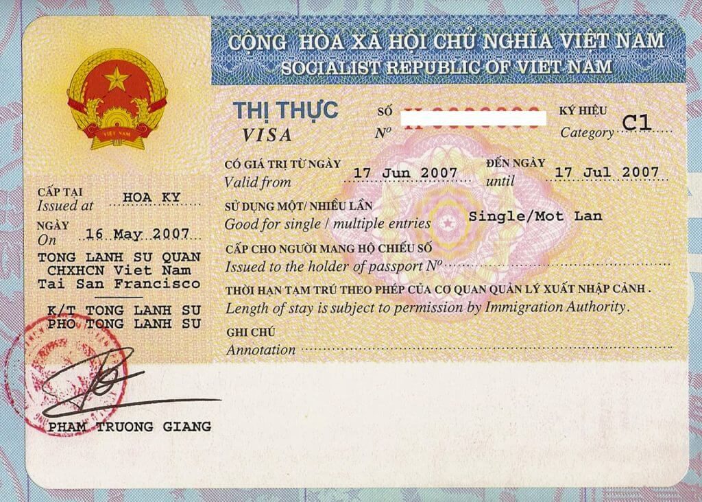 Thủ tục xin cấp Visa cho người nước ngoài tại Việt Nam
