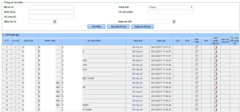 Tra cứu công bố mỹ phẩm qua website tổng cục hải quan