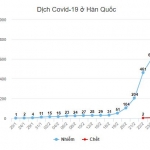 Hàn Quốc trở thành ổ dịch nCoV lớn thứ hai thế giới